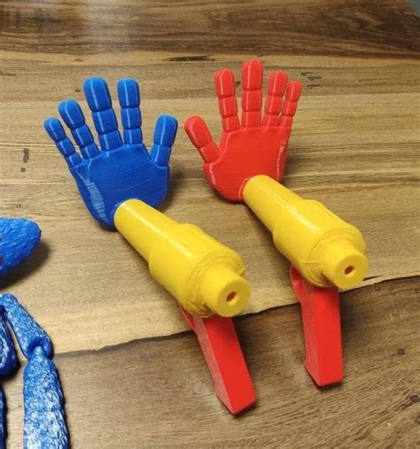 Poppy Playtime Hands 3d Pvc Red And Blue Etsy Australia
