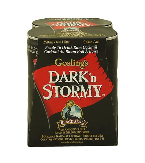 Myers's jamaican dark rum ($21). Gosling's Dark'n Stormy Cocktail Rum 4pk | Astor Wines ...