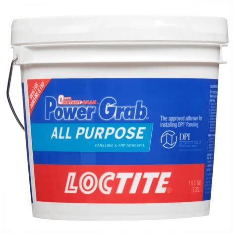 Loctite 2082702 Power Grab All Purpose Paneling And Frp Adhesive Gallon