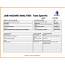 Printable Free Job Safety Analysis Form Pertaining To 