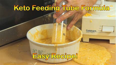 Keto Feeding Tube Formula Recipe Easy Youtube