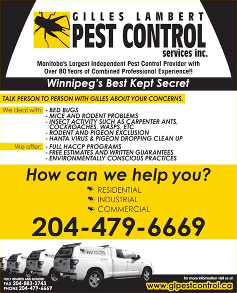 Need expert pest control services in las vegas? Gilles Lambert Pest Control Services Inc