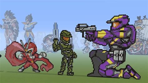 Halo Minecraft Pixel Art By Toombuku On Deviantart