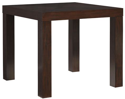 couture elegance square parsons style counter height dining table by standard furniture wolf