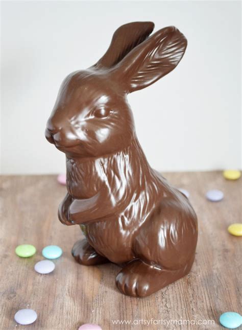 Faux Chocolate Easter Bunny Chocolate Bunny Decor Chocolate Easter