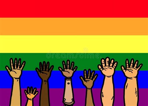 Gay Rainbow Equality Diversity Stock Illustratie Illustration Of