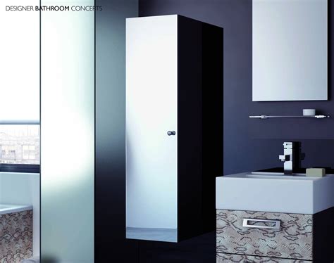 Vibe Designer Modular Tall Mirrored Bathroom Cabinet Midi Cute Homes