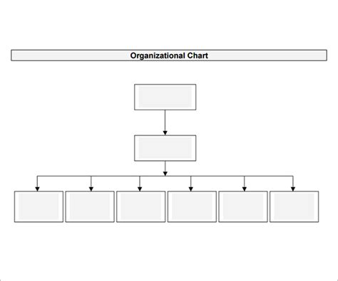 Free Blank Organizational Chart Template 1 Templates