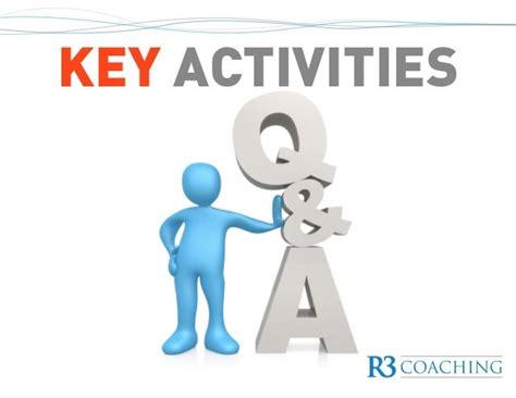 R3 Coaching Key Activities