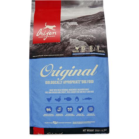 There have not been any recalls as of this writing. UPC 064992103255 - Orijen Original Formula Dry Dog Food ...