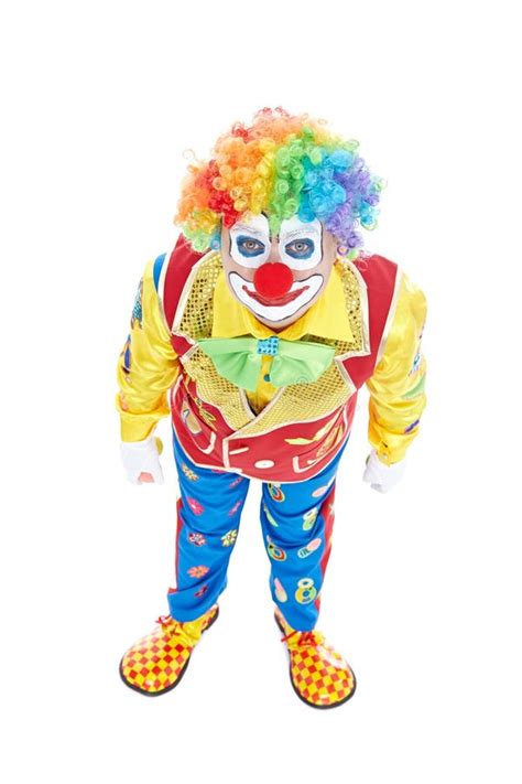 Portrait Of A Clown Stock Image Image Of Adult Background 97024255