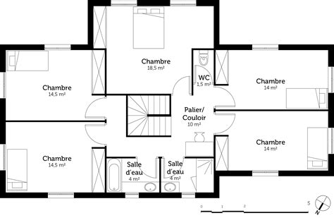 Plan Maison 160 M² à étage Ooreka