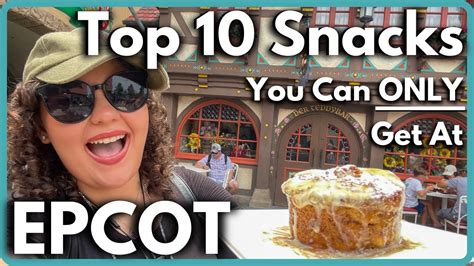 Top 10 Snacks You Can Only Get At Epcot Ranked Exclusive Epcot Snacks