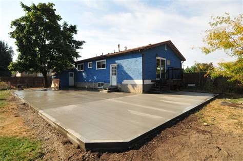 A concrete slab may be used as a base for a patio or shed, or may simply be used to finish a basement floor. MODE CONCRETE: Decorative Concrete Patios, Concrete Slabs ...