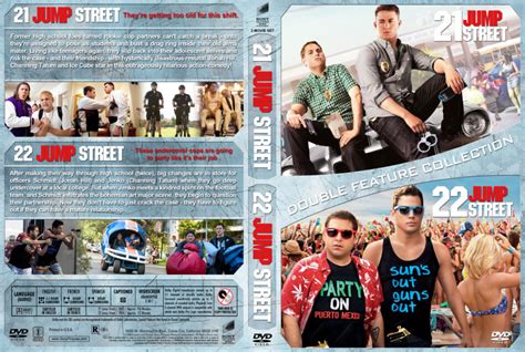 21 22 Jump Street Double Feature Dvd Cover 2012 2014 R1 Custom