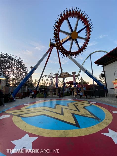 Wonder Woman Lasso Of Truth At Six Flags Discovery Kingdom Theme Park