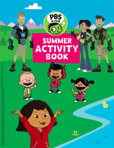 Pbs Kids Summer Activity Book Kids Coloring Pages