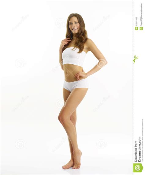 Young Slim Woman With Beautiful Perfect Body Royalty Free