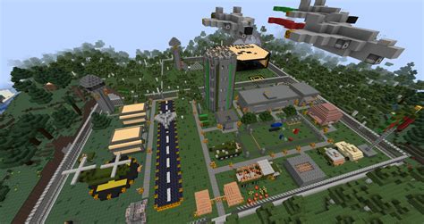 Detailed Army Base Created By Folks On Our Server Rminecraft