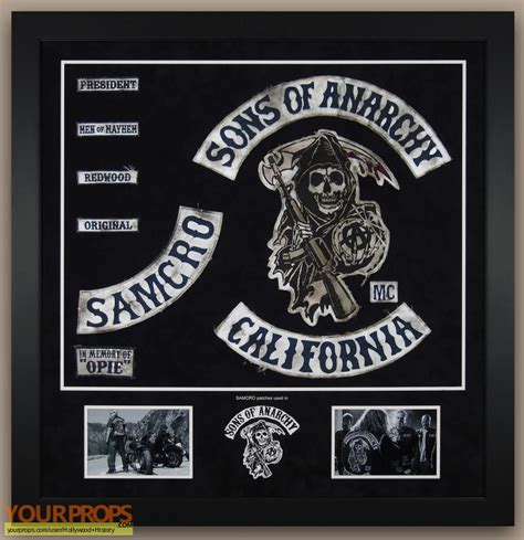 Sons Of Anarchy Samcro Patches Original Tv Series Costume