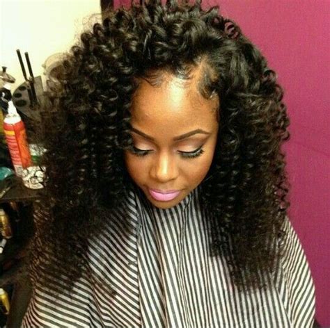 Curly Side Part Sew In Hair Styles Curly Hair Styles Hair Inspiration
