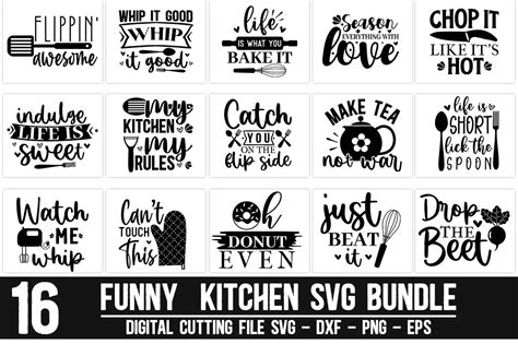 Funny Kitchen Bundle Graphic By Designdealy · Creative Fabrica
