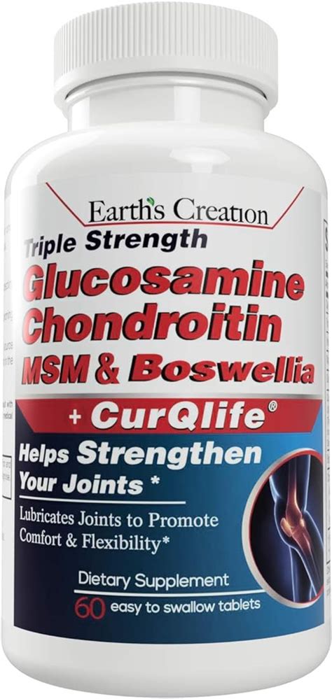 Amazon Com Triple Strength Glucosamine Chondroitin Msm Health