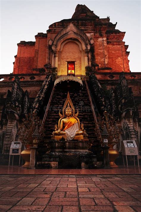 Wat Chedi Luang Varavihara Is Buddhist Temple Stock Image Image Of