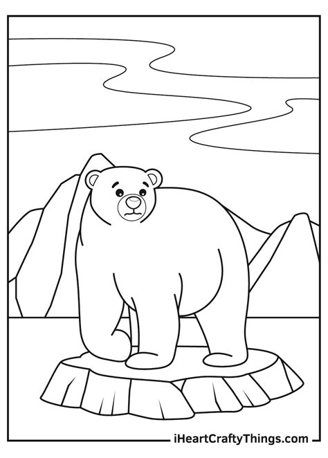 Polar Bears Coloring Pages Updated 2021