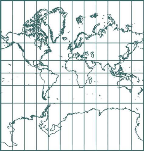 Mercator And Web Mercator At This Scale The Shapes Of The Two