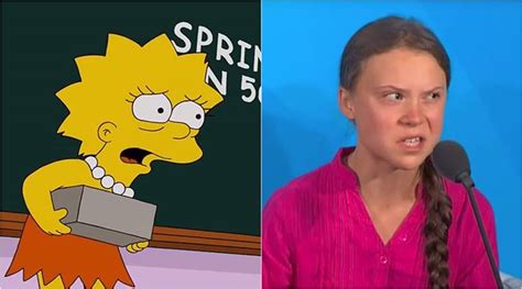 Did ‘the Simpsons Also Predict Greta Thunbergs Evocative Speech Fans Definitely Think So
