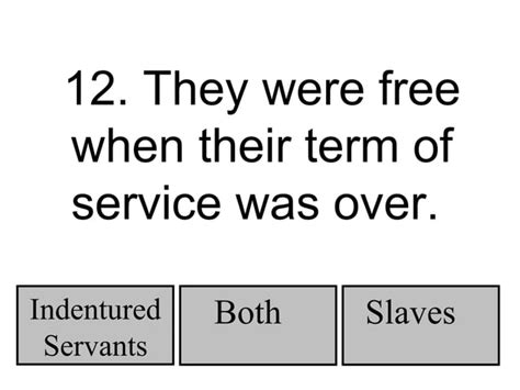 Indentured Servants Or Slaves