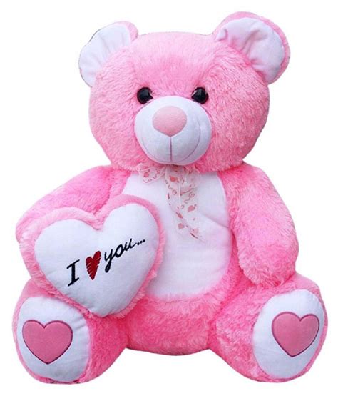 Gvmc Toys Soft Pink Teddy Bear With I Love You Heart 65 Cm Buy Gvmc Toys Soft Pink Teddy