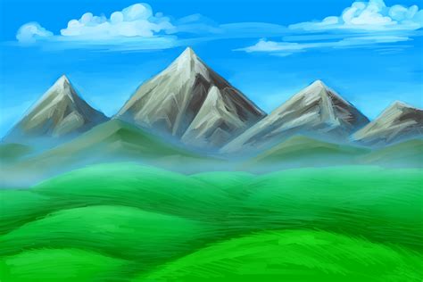 Simple Mountain Drawing at GetDrawings | Free download In this video i show you how to draw mountains with oil pastels very easy.