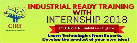 Industrial electricians get their education either by becoming an apprentice or going to trade school. Industrial Training with Internship 2018 - Chennai ...