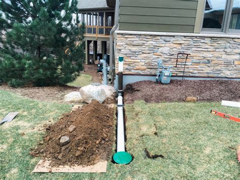 Use an extension ladder that's tall enough to access the top of your gutters. UnderGround Downspout Diverter - Extension Keeps Roof ...