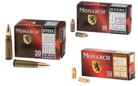 Monarch Fmj 380 Automatic 94 Grain 50 Rnds Brass 1099 Free Shipping Over 35 Free Sh