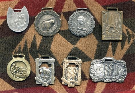 A Drifting Cowboy Cowboy Collectibles National Parks Watch Fobs