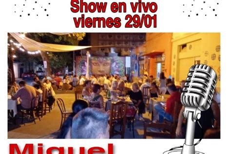 ¡show En Vivo De Miguel Pereyra En Resto Bar Abadia Municipalidad