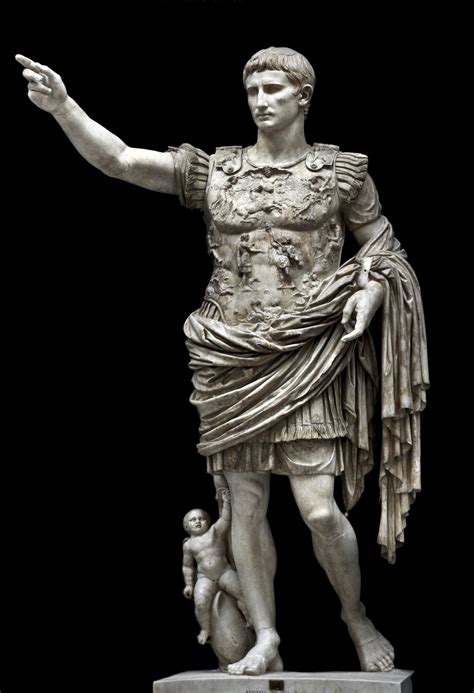 Prima Porta Augustus Roman Statue Roman Sculpture Ancient Greek