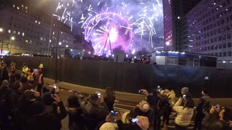 London Fireworks New Years Eve Gopro4 Youtube