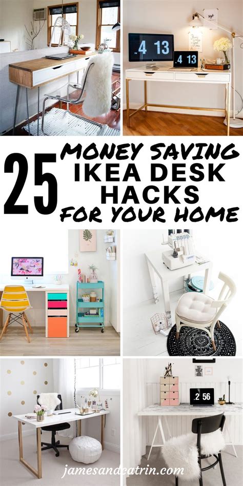 25 ikea desk hacks that will inspire you all day long ikea desk hack ikea desk furniture hacks
