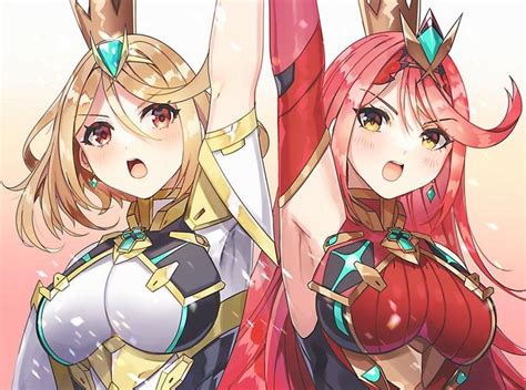 Pyra And Mythra Color Swap In 2023 Xenoblade Chronicles Xenoblade Chronicles 2 Pyra