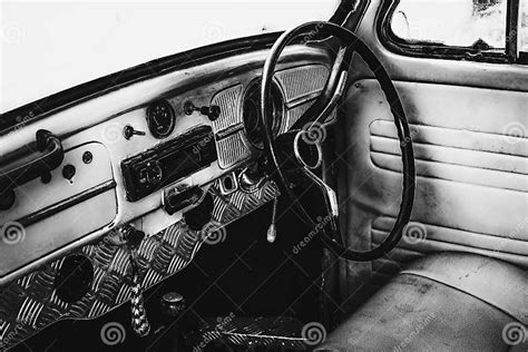 Vintage Car Interior Stock Photo Image Of Retro Automotive 134253462
