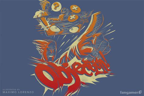 Ace Attorney Objection T Shirt Sustained