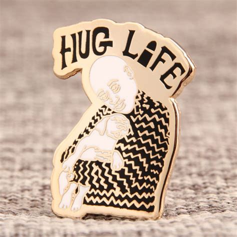 Custom Pins Enamel Pins Hug Life Custom Lapel Pins Gs