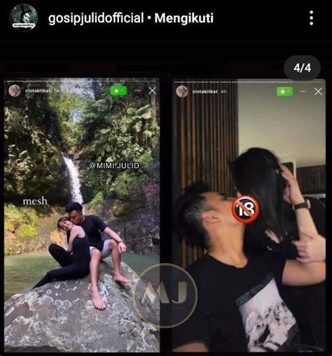 Selain Ciuman Bibir Ada 5 Foto Kemesraan Adhisty Zara Dan Okin