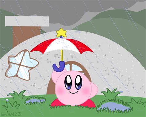 Kirby Springtime Showers By Eeveefromkalos123 On Deviantart