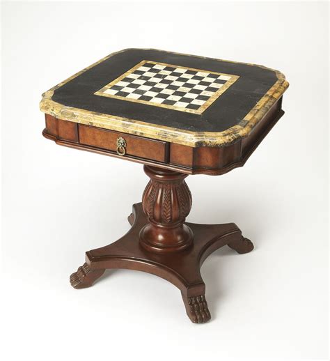 Butler Specialty Heritage Carlyle Fossil Stone Game Table The Classy Home