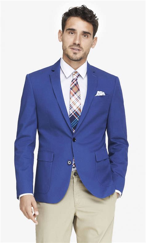 Express Does Colorful Mens Blazers Right